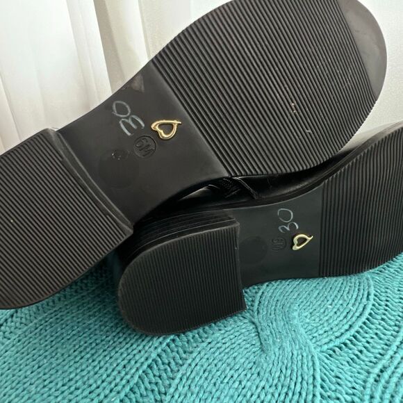 Thalia Sodi Womens Faux Leather Vigi Wide-Calf Riding Boots Black Size 6 NWOT - Picture 6 of 7